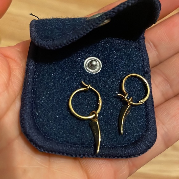 Missoma Mini Claw Hoop Earrings - Picture 4 of 4